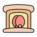 Chimenea Fuego Interior Symbol