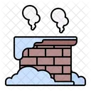 Chimenea Humo Nieve Icon