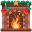 Chimenea Chimenea Calido Icono