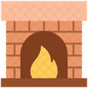 Chimenea Navidad Chimenea Icono