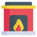 Chimenea Llama Horno Icono