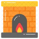 Chimenea Horno Fogata Icono