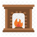 Chimenea Chimenea Calido Icono