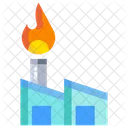 Chimenea industrial  Icono