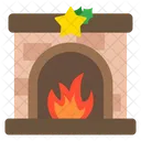 Chimenea de navidad  Icon