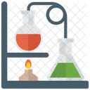 Pratica Di Chimica Attrezzatura Da Laboratorio Esperimento Di Chimica Icon