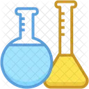 Chimie Conique Flacon Icône