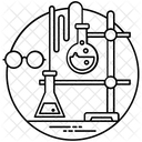 Chimie Produit Chimique Flacon Icône