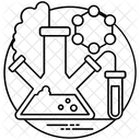 Chimie Produit Chimique Flacon Icône