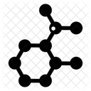 Molecule Chimique Symbole Moleculaire Symbole De Propagation Icône