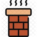 Chimney Fireplace Warmth Icon
