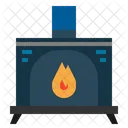 Furniture And Household Living Room Fireplace Icon