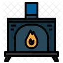 Furniture And Household Living Room Fireplace Icon