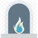 Chimney Fireplace Fireside Icon