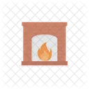 Chimney Fireplace Burn Icon