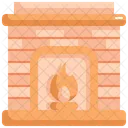 Chimney Fireplace Cold Icon