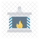 Chimney Winter Fire Icon