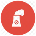 Chimney Factory Polution Icon