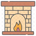 Chimney Flame Fire Icon