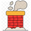 Chimney Rooftop Christmas Icon
