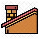 Chimney House Home Icon