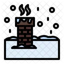 Chimney Fireplace Factory Icon