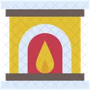Chimney Furniture And Household Fireplace Icon