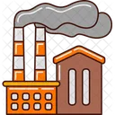 Factory Chimney Industry Icon