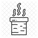 Chimney Fireplace Factory Icon