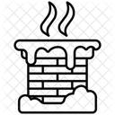 굴뚝 연기  아이콘