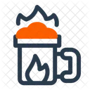 Chimney Starter Meat Grilling Icon