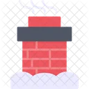 Chimney Top Christmas Winter Icon