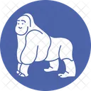 Chimp Gorilla Animal Icon