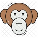 Chimpanzee Animal Icon