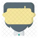 Chin Curtain Avatar Man Icon