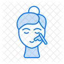 Chin waxing  Icon