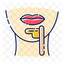Chin waxing beige  Icon