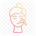 Chin waxing  Icon