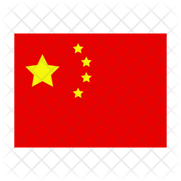 China Flag Icon - Download in Flat Style