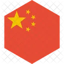 China Flag World Icon