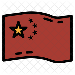 China Flag Icon Of Colored Outline Style Available In Svg Png Eps Ai Icon Fonts