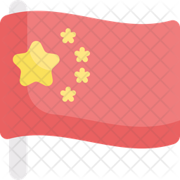 China Flag Icon Download In Flat Style China Flag Icon Download In Flat Style