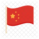 China-Flagge  Symbol