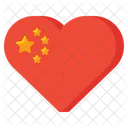 중국 심장  아이콘