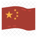 China Flag World Icon