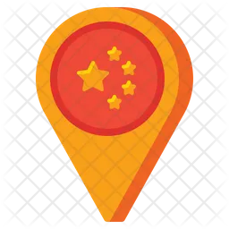 China Location Pin  Icon