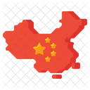 Mapa da china  Ícone