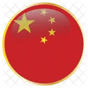 Chine Drapeau Pays Icône