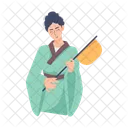 Hanfu Chines Senhora Chinesa Personagem Chines Icon