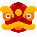 Chinese Lion Mask Icon